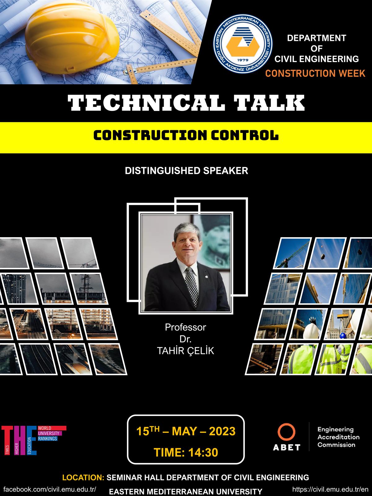 Technical Talk by Professor Dr. Tahir Celik