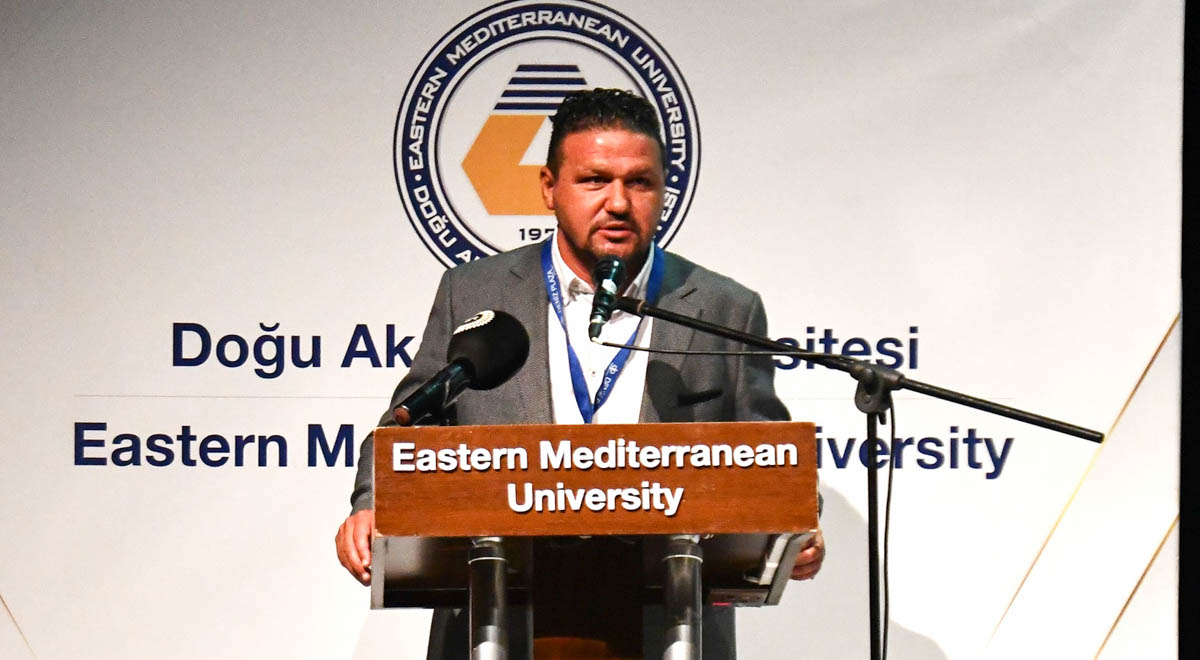 Gürkan Yağcıoğlu, President of the Cyprus Turkish Engineers and Architects Association - Civil Engineers Chamber and graduate of the EMU Department of Civil Engineering